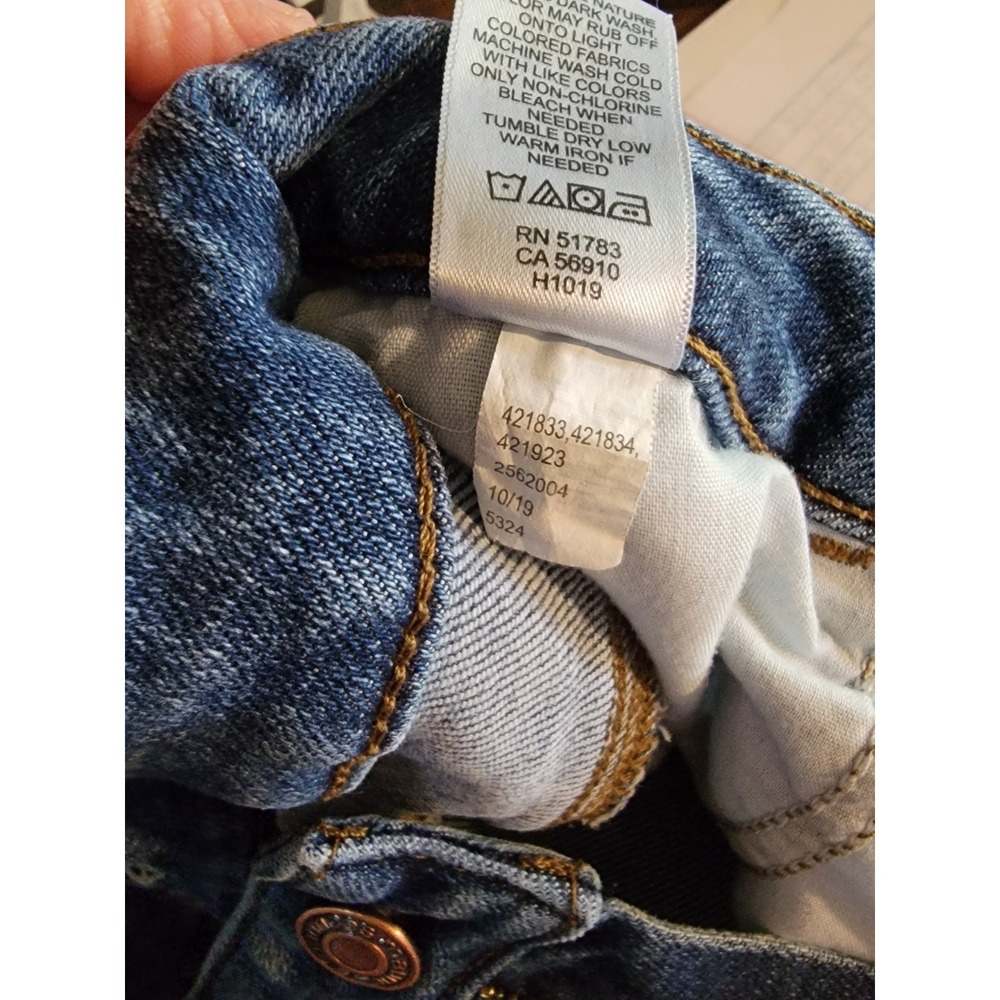 Maurice's Jeans Woman's Size 8 Blue Denim Medium Wash Mid Rise 99% Cotton 29×28 - Picture 7 of 7